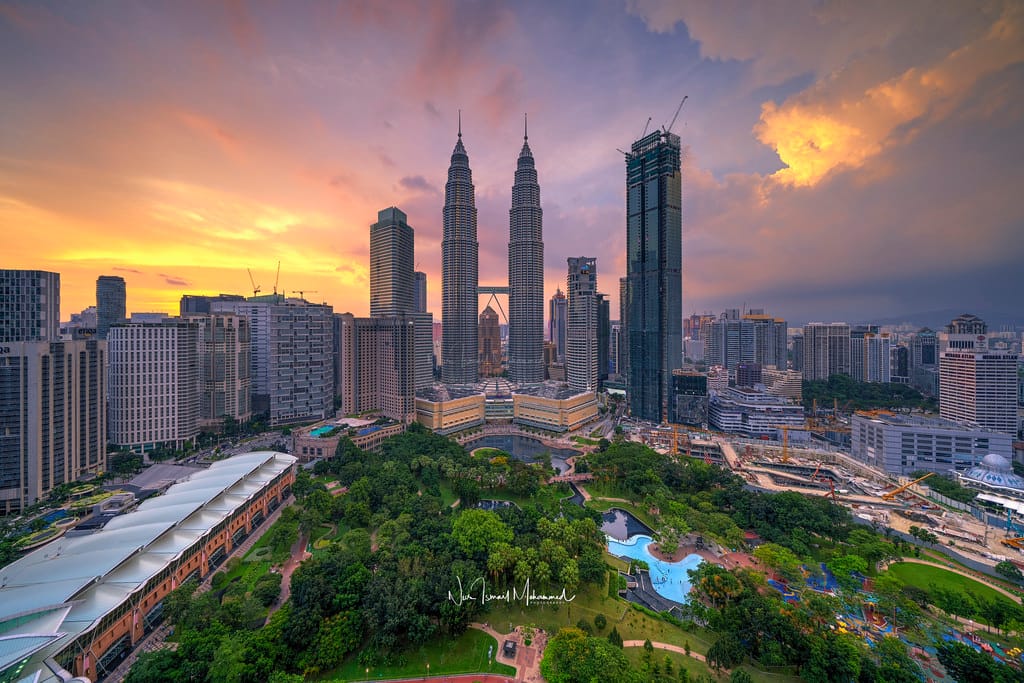 Petronas Towers - Traders Hotel viewpoint, Malaysia