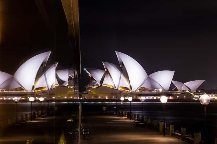 Reflections of the Sydney Opera House