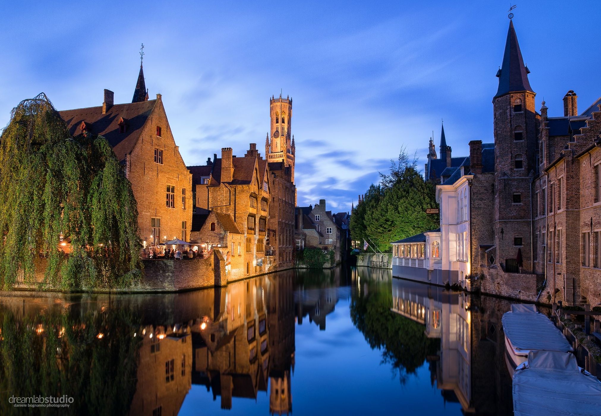 Typical view of Bruges, Belgium