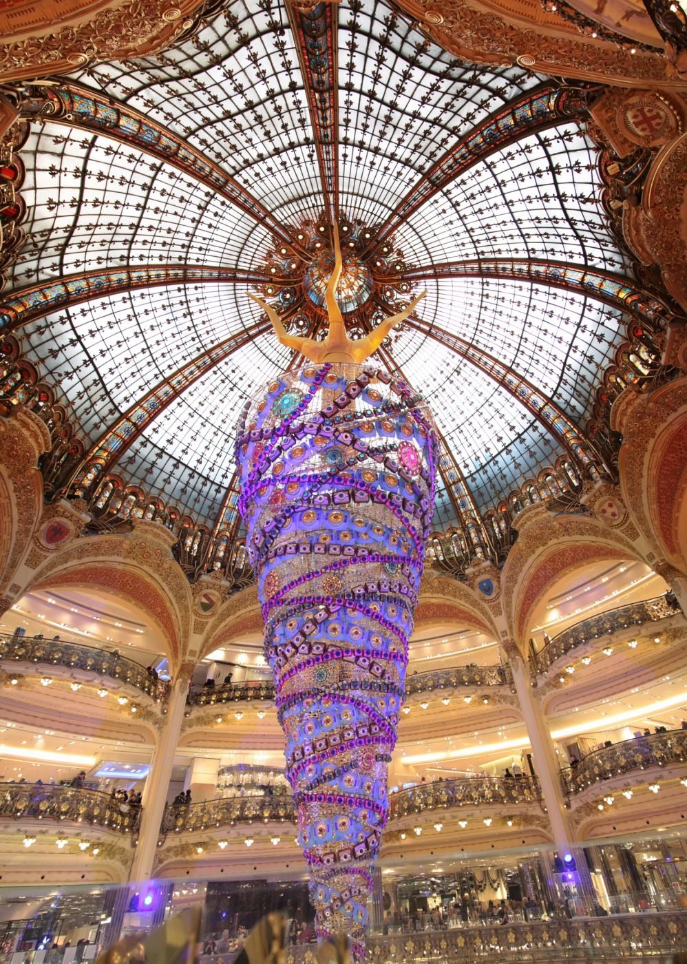 The Galeries Lafayette map - Map of The Galeries Lafayette (France)