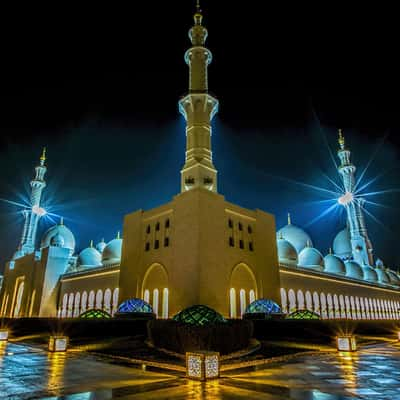 Sheikh Zayed Grand Mosque, Abu Dhabi, UAE, United Arab Emirates