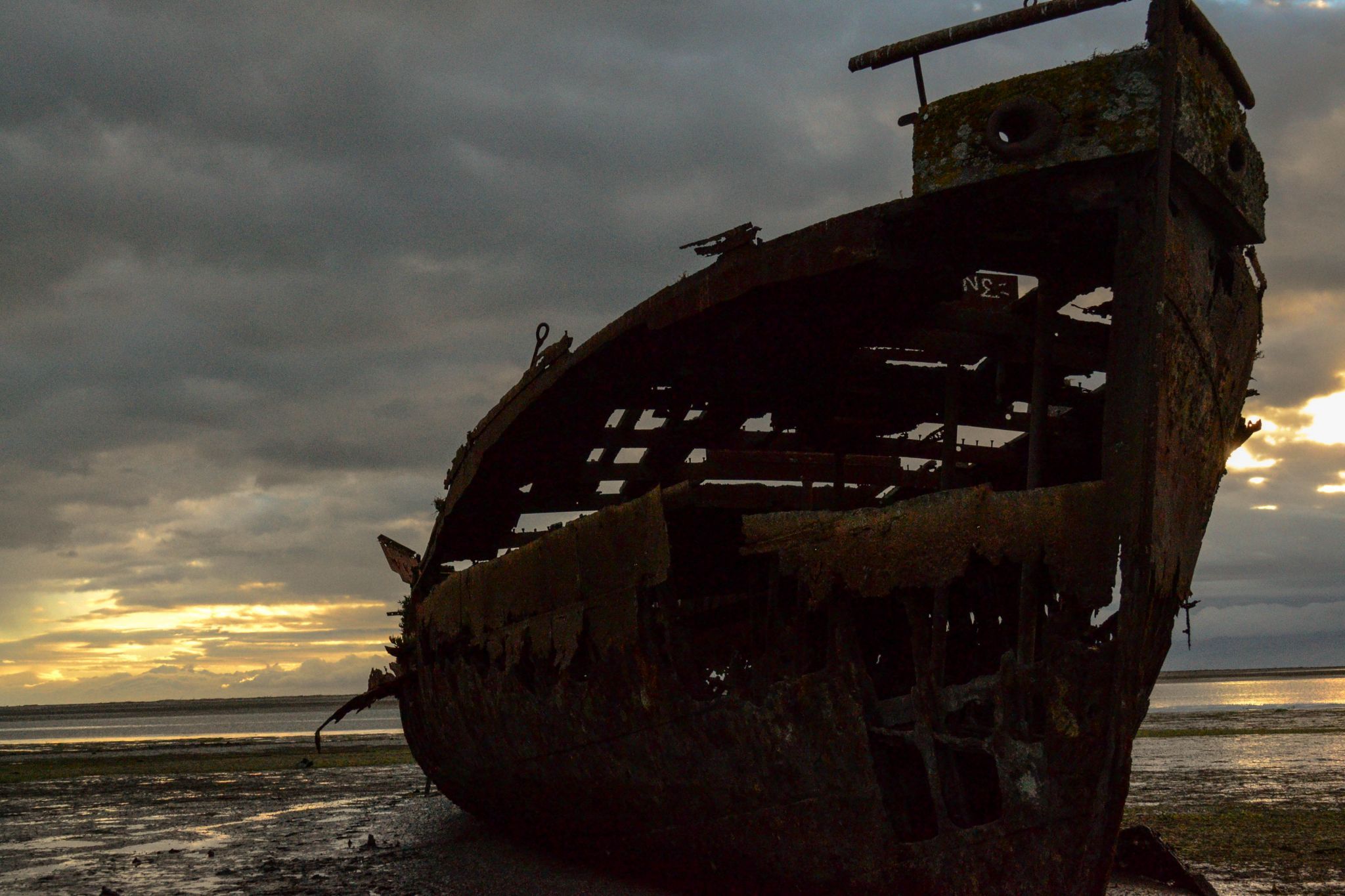 Shipwreck Janie Seddon, Motueka, New Zealand