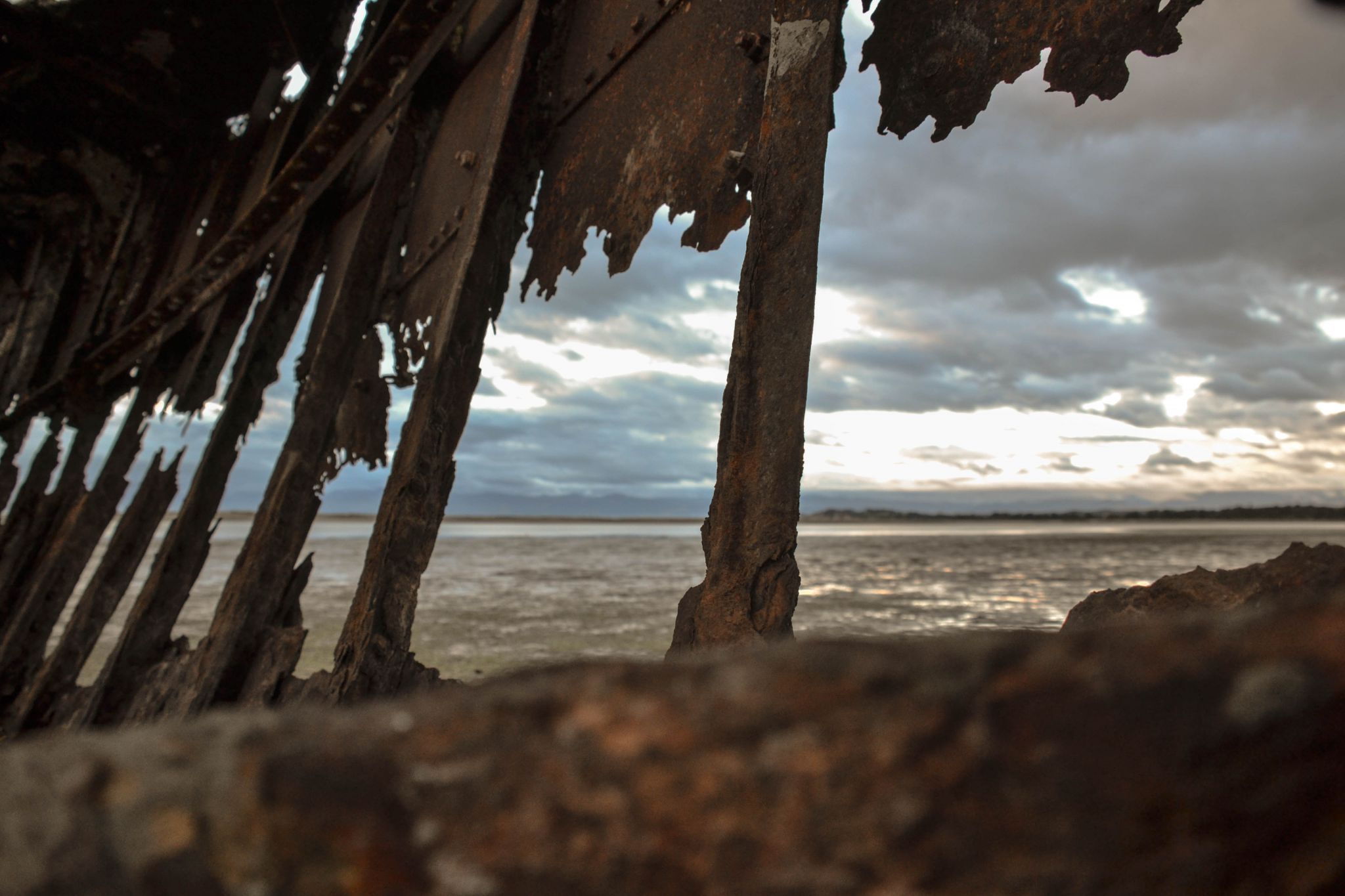 Shipwreck Janie Seddon, Motueka, New Zealand