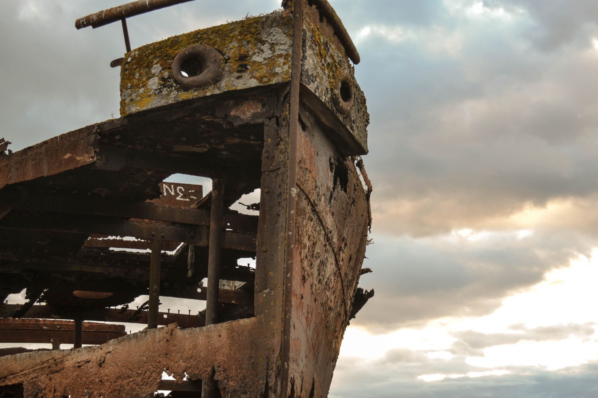 Shipwreck Janie Seddon, Motueka, New Zealand