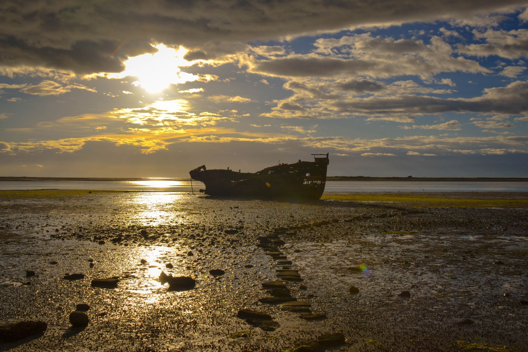 Shipwreck Janie Seddon, Motueka, New Zealand