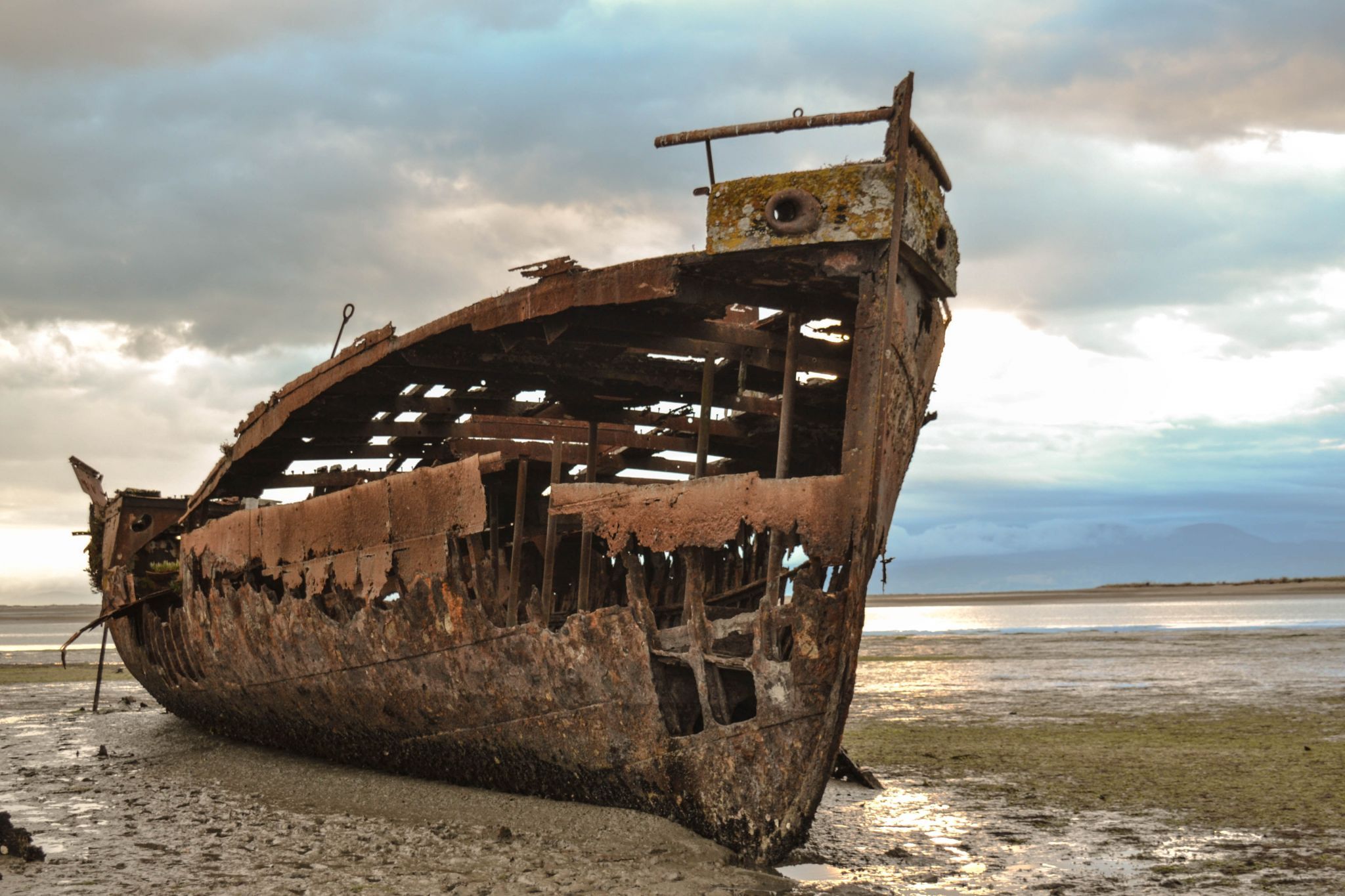 Shipwreck Janie Seddon, Motueka, New Zealand