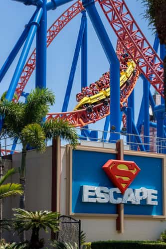 Superman Coaster - Warner Brothers Movie World
