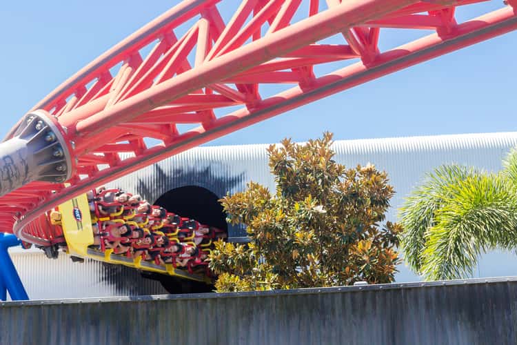 Superman Coaster - Warner Brothers Movie World