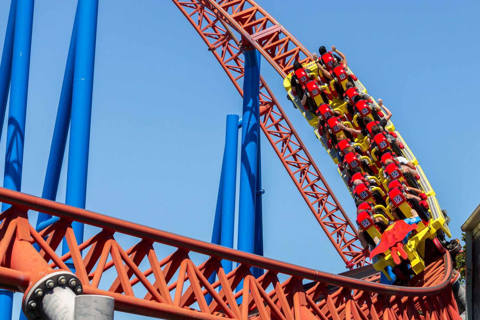 Superman Coaster - Warner Brothers Movie World, Australia