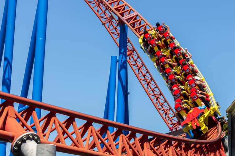 Superman Coaster - Warner Brothers Movie World