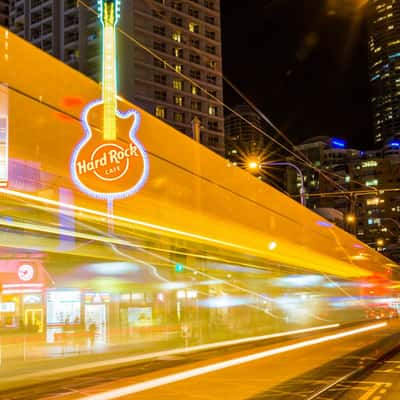 Surfer's Paradise Tram and Hard Rock Cafe, Australia