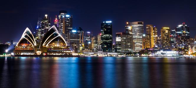 Sydney City from Beulah Street Wharf