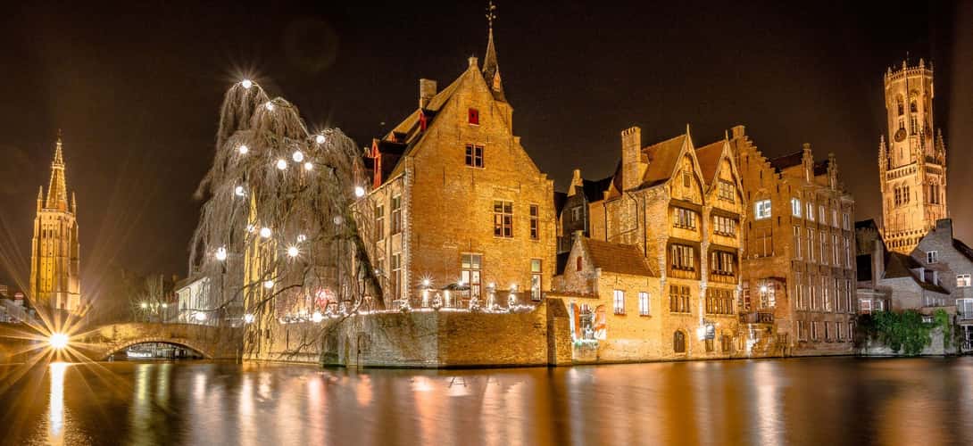 Typical view of Bruges