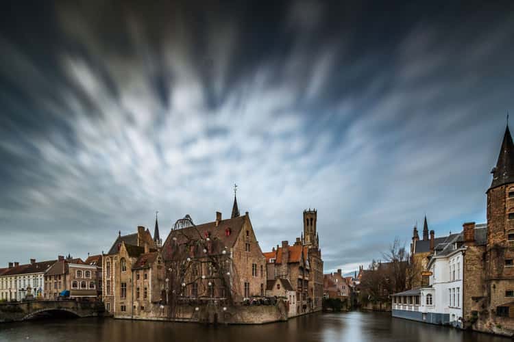 Typical view of Bruges