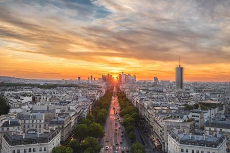 View from Arc de Triomphe, Paris