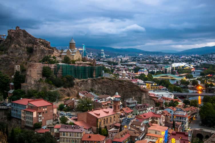 View over Tbilisi