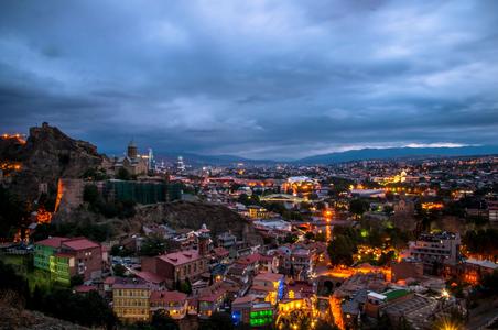 View over Tbilisi