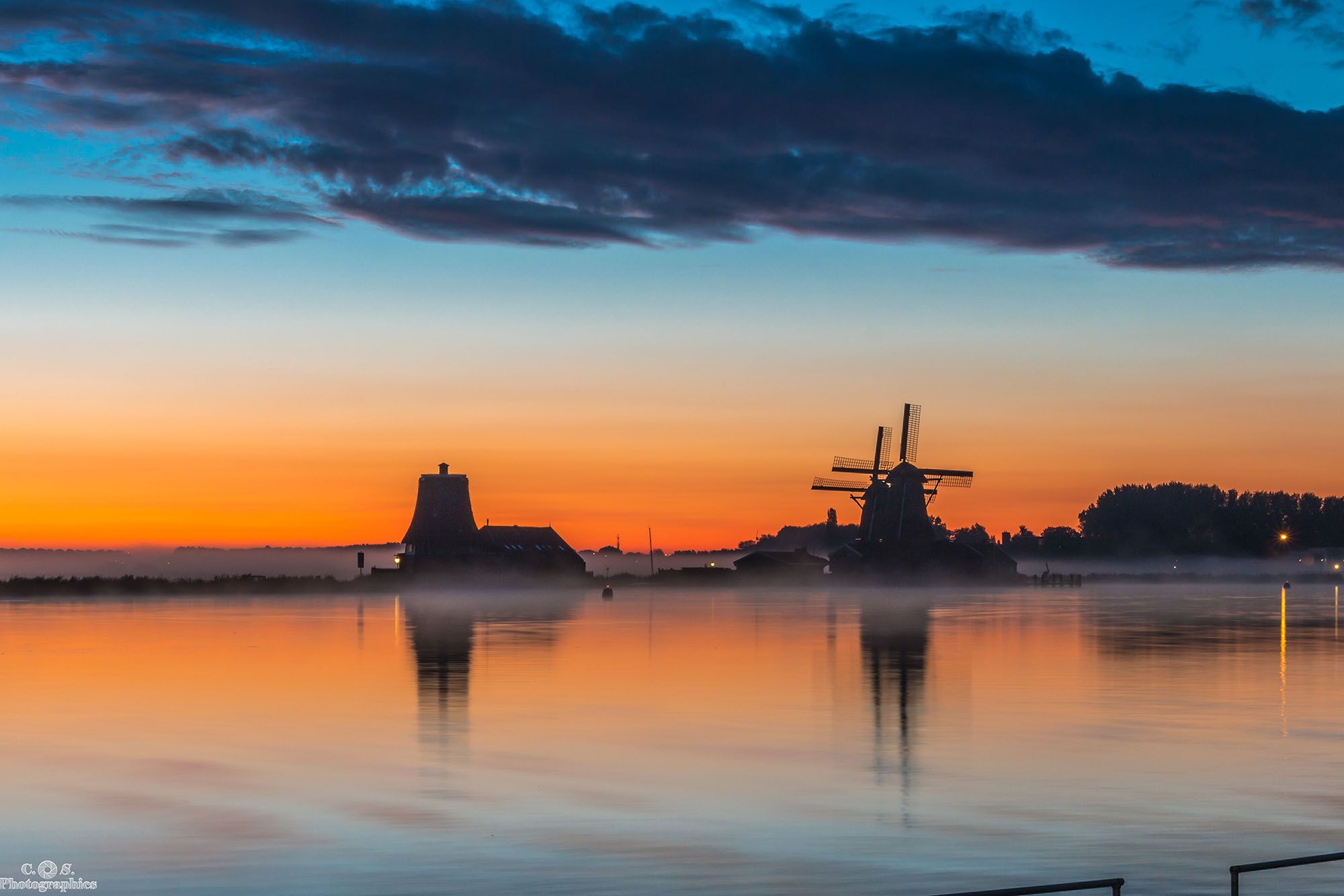 Windmills of Zaanse Schans, Netherlands