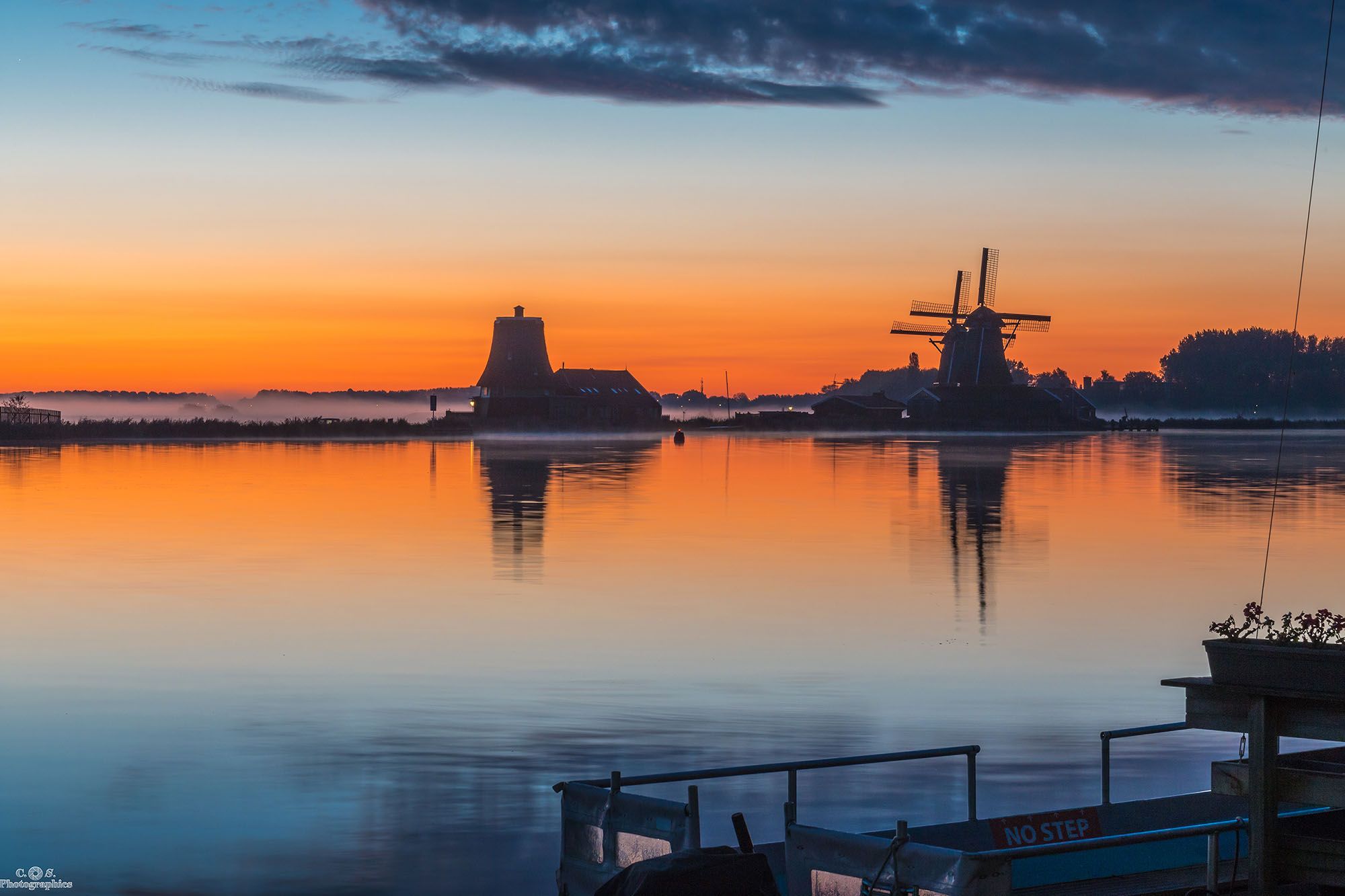 Windmills of Zaanse Schans, Netherlands