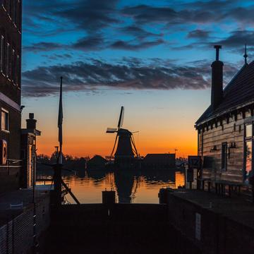 Windmills of Zaanse Schans, Netherlands