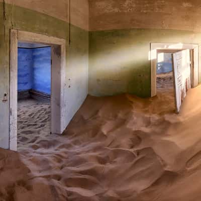 Abandoned House in Kolmanskop, Namibia, Namibia