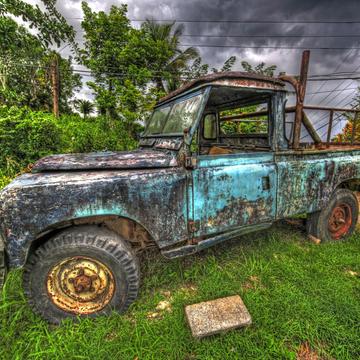 Abandoned Rover in Catatupa, Jamaica, Jamaica