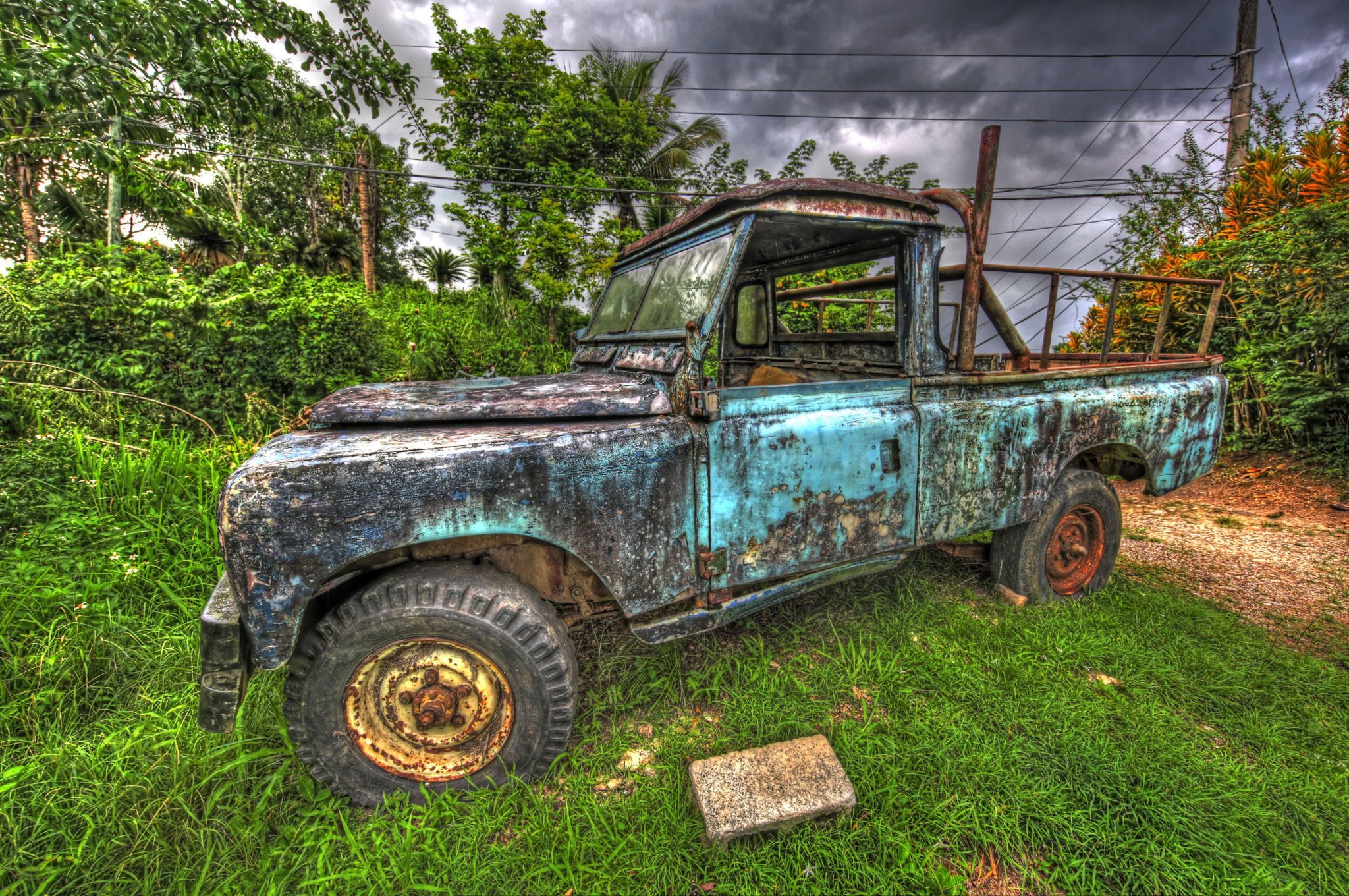 Abandoned Rover in Catatupa, Jamaica, Jamaica