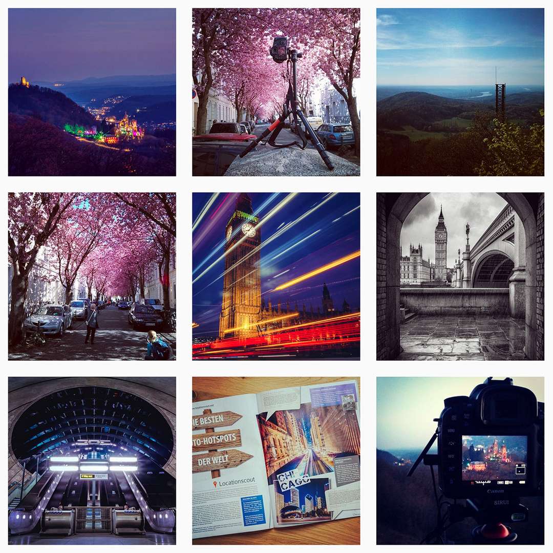 Before: In the beginning I tried a lot of different things to see what works on my private Instagram profile. While this helped me to learn a lot, I also understand in retrospective why I didn't gain so many new followers on a regular basis. Every image had a completely different content and style.