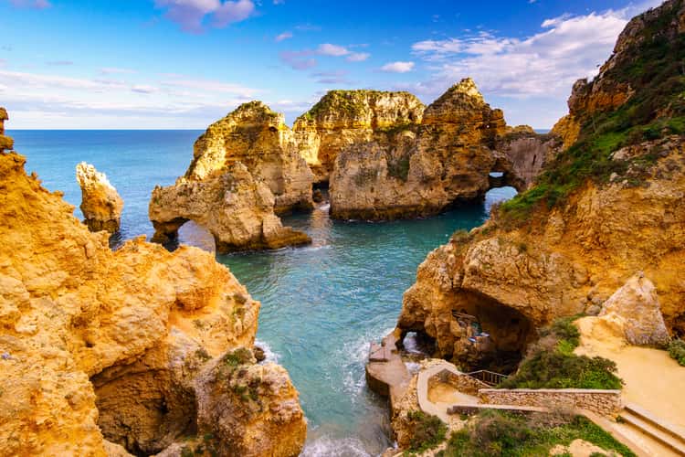View from the Stairs on Ponta da Piedade, Lagos