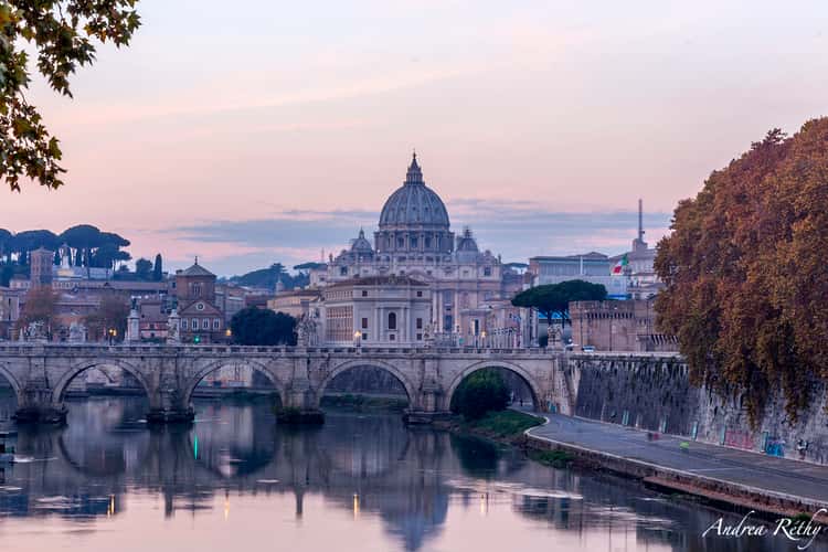 Basilica di San Pietro from Ponte Umberto I