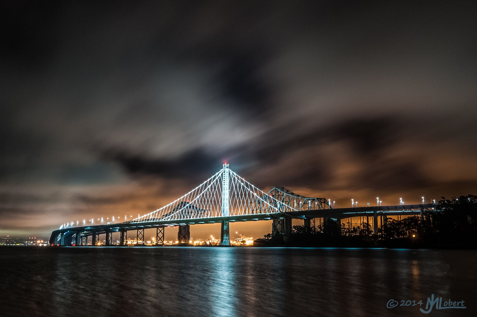Bay Bridge, Yerba Buena, San Francisco, California, USA