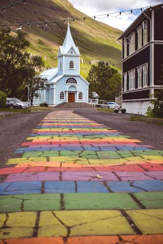 Blue Church at Seydisfjordur