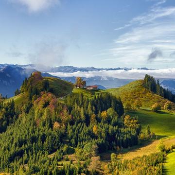 Blick über das Inntal, Austria
