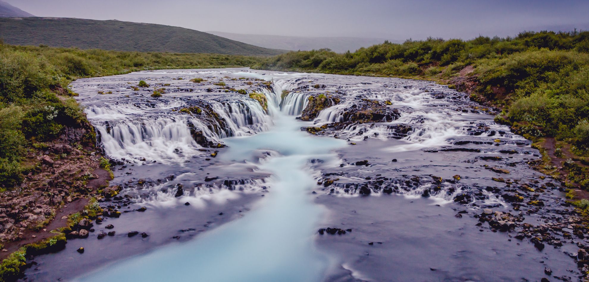 Bruarfoss Waterfall, Iceland