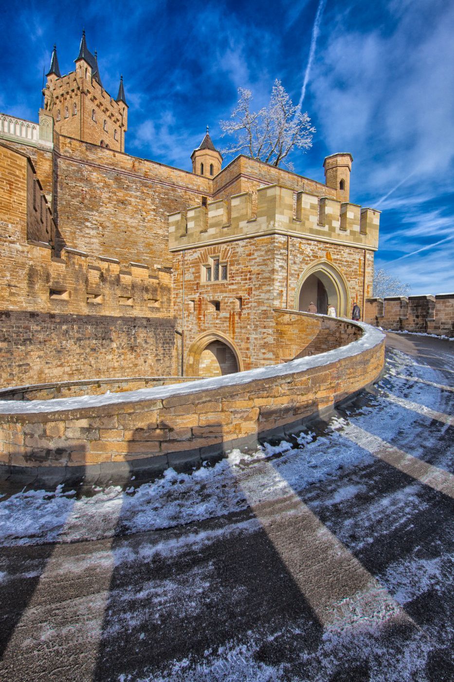 Inner courtyard Hohenzollern Castle, Germany