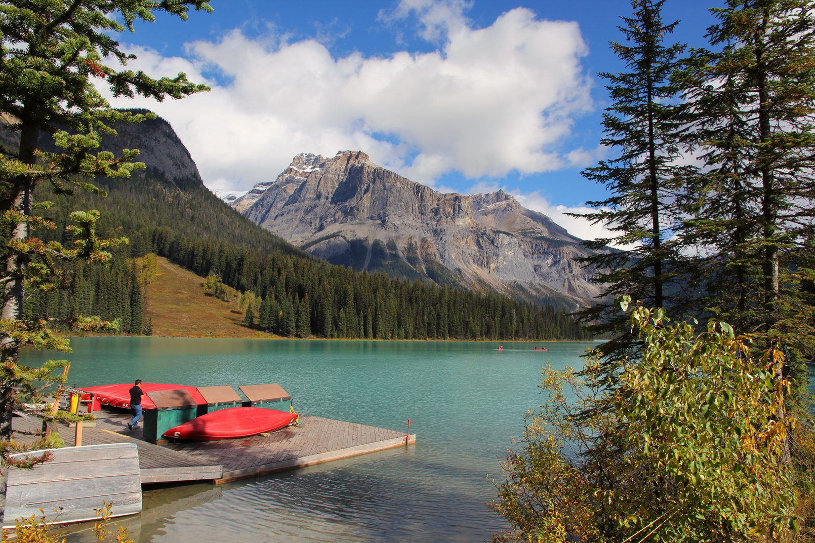 Canoe View at Emerald Lake, Canada