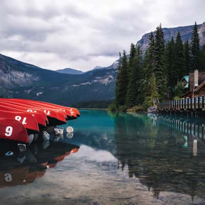 Canoe View at Emerald Lake, Canada