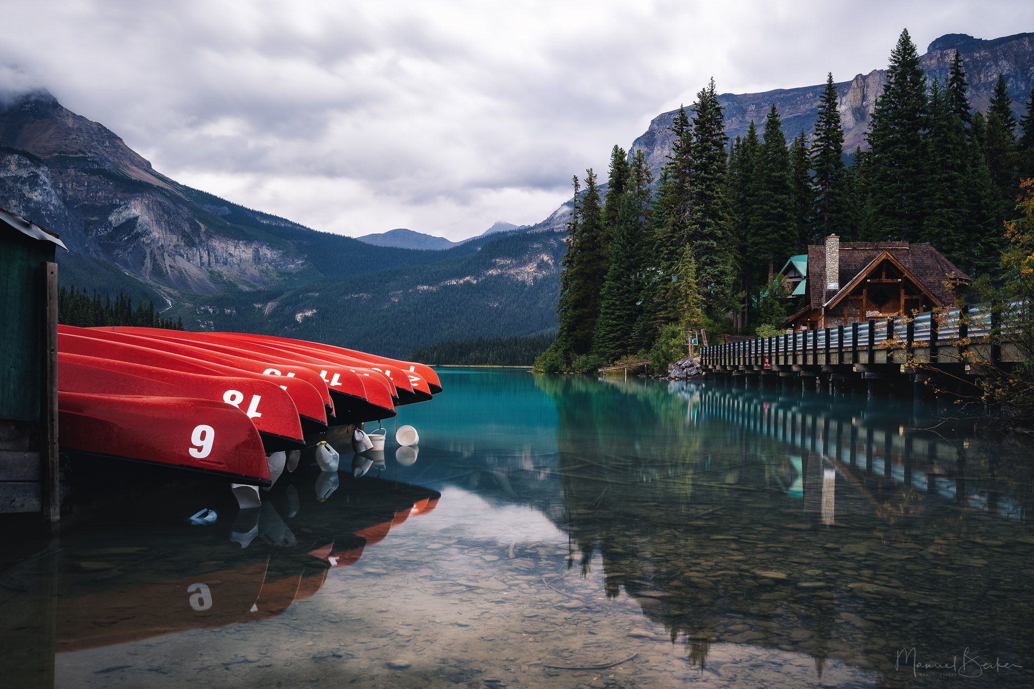 Canoe View at Emerald Lake, Canada