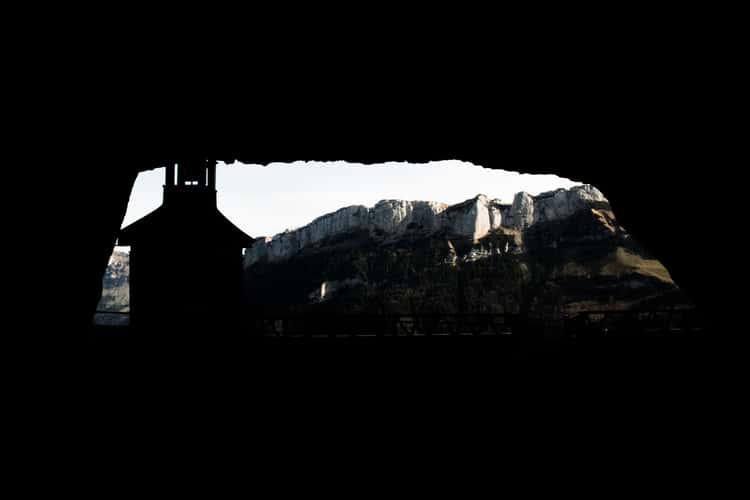 Church with grotto close to the Ebenalp