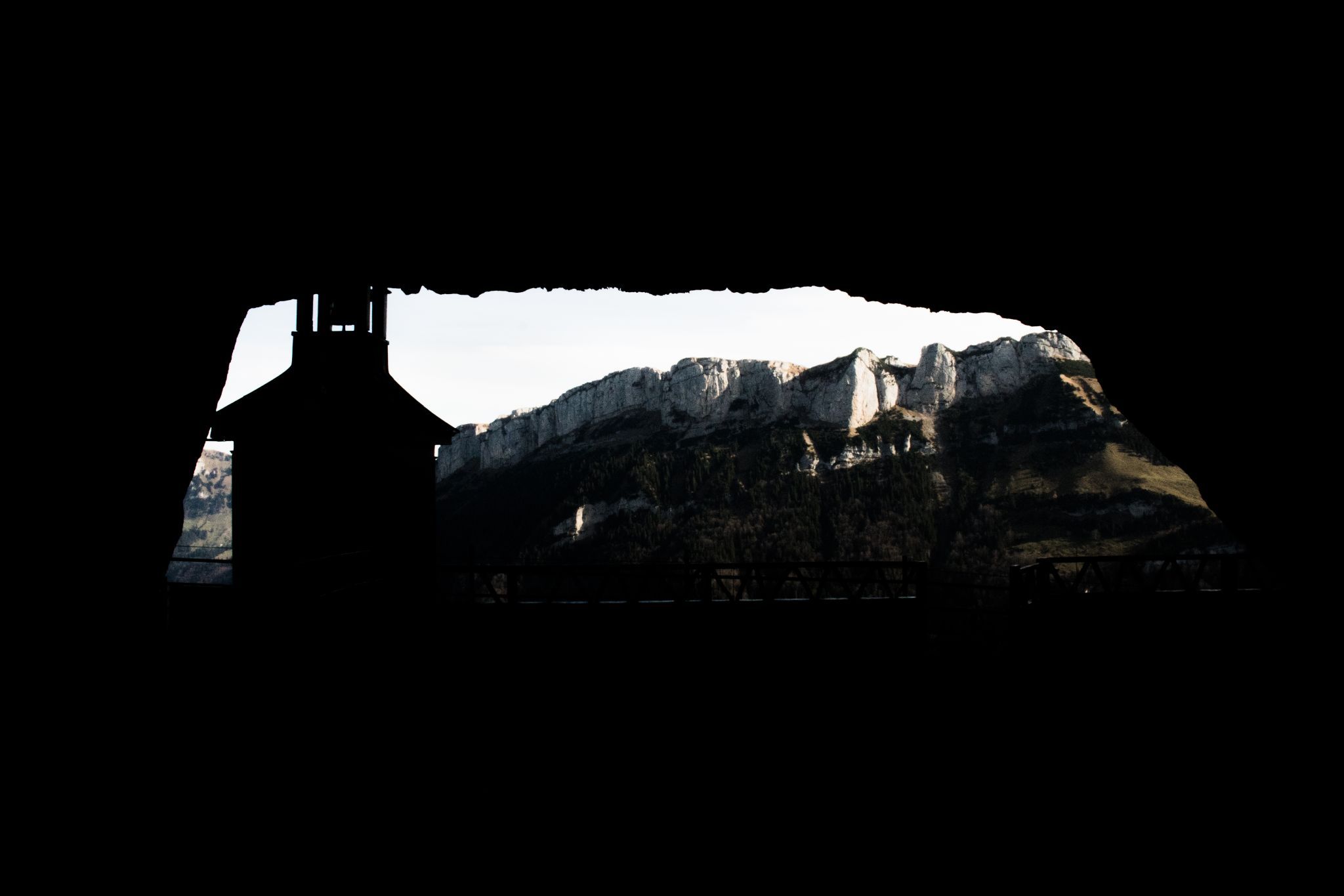 Church with grotto close to the Ebenalp, Switzerland