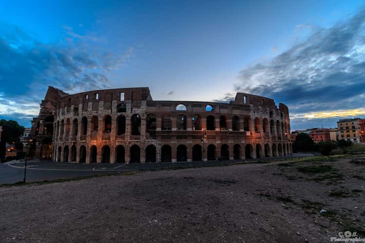 Colosseum (view near Arch of Constantine), Rome