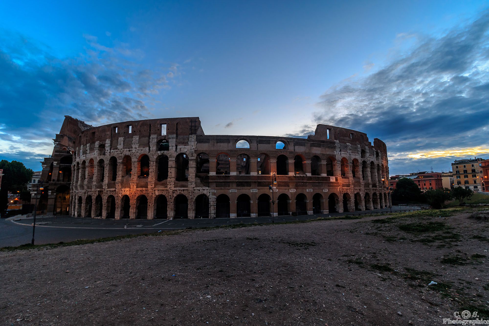 Colosseum (view near Arch of Constantine), Rome, Italy