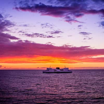 Crossing the Baltic sea, Denmark