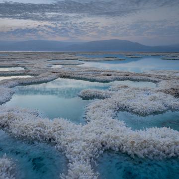 Dead Sea Evaporation Ponds, Israel