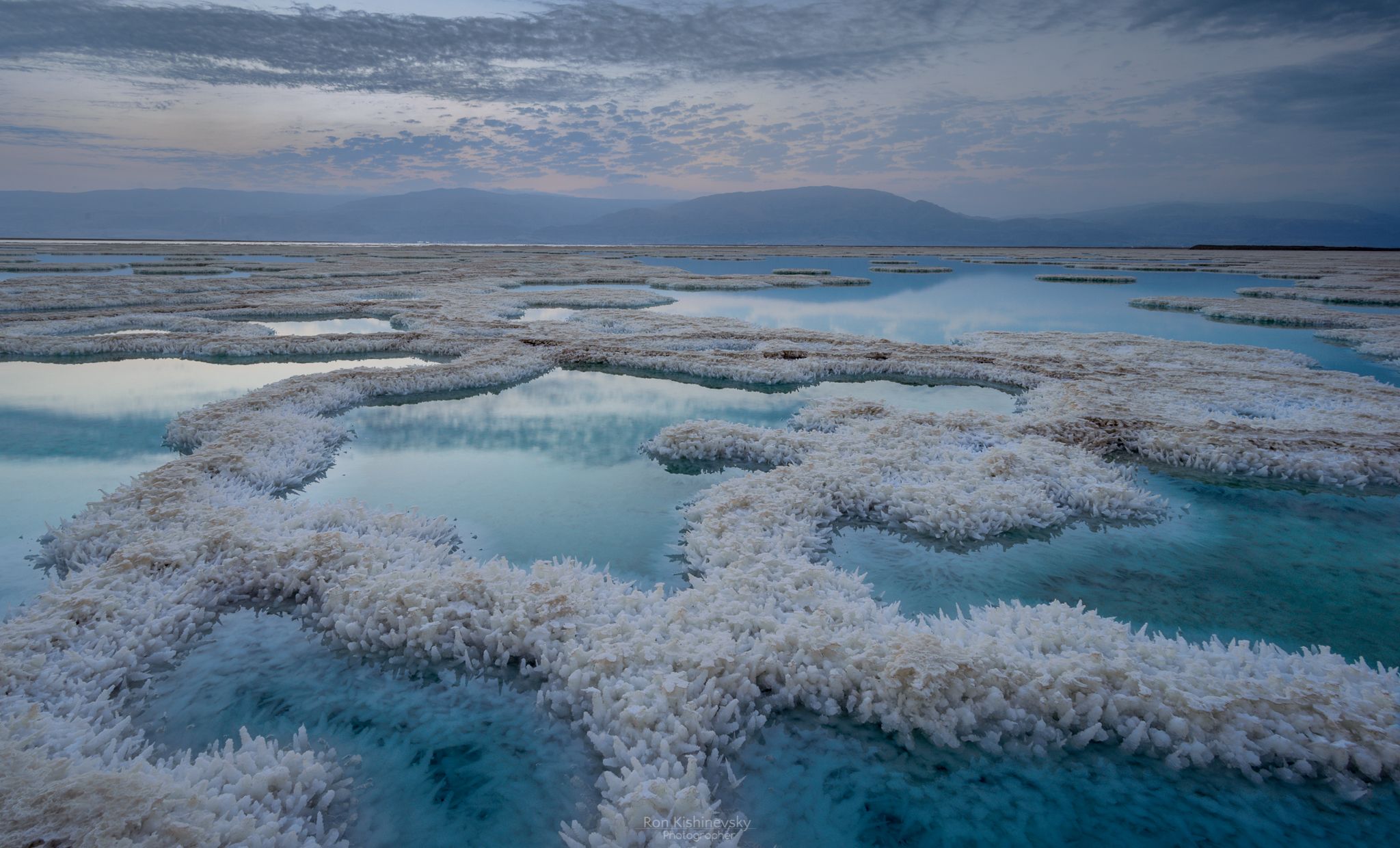 Dead Sea Evaporation Ponds, Israel