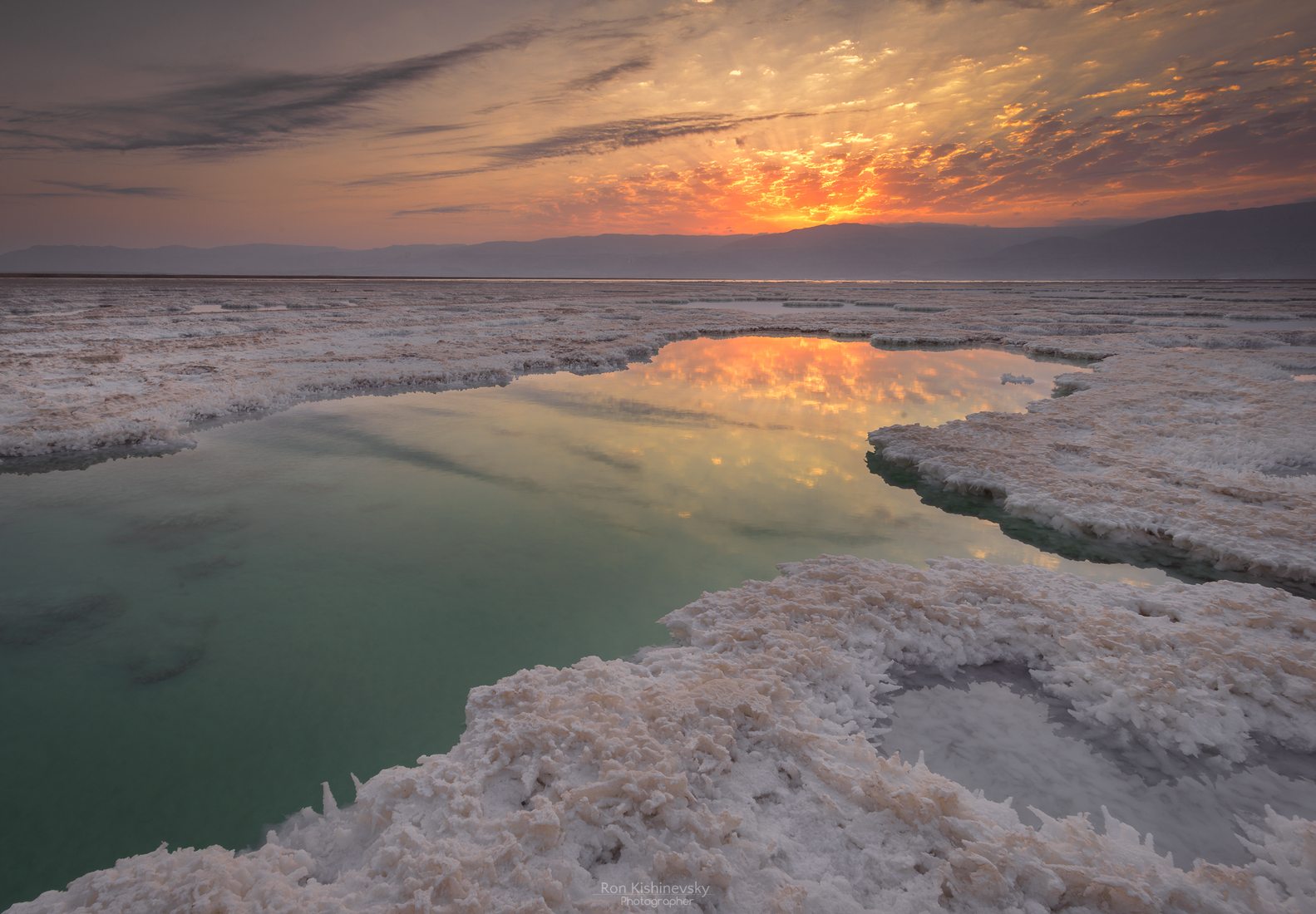 Dead Sea Evaporation Ponds, Israel