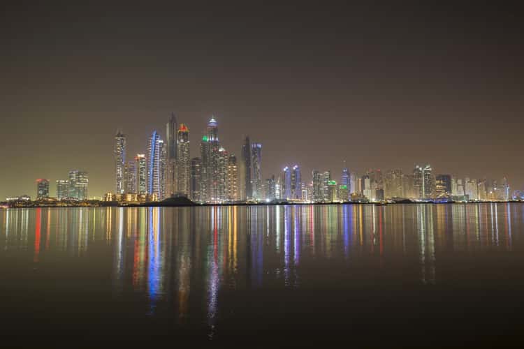Dubai Marina view from Palm Jumeirah