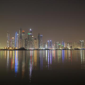 Dubai Marina view from Palm Jumeirah, United Arab Emirates