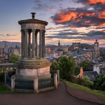 View from Calton Hill, Edinburgh, United Kingdom
