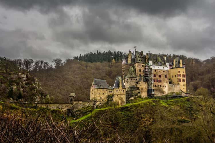 Eltz Castle from the side
